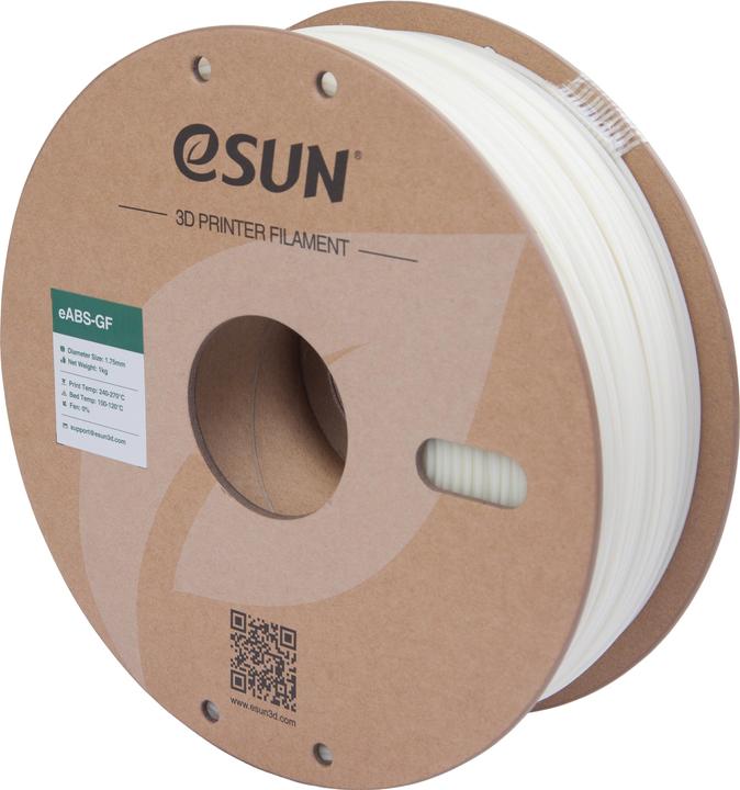 Produktbild eSUN eABS-GF Glasfaser Natural Filament 1.75mm 1Kg (ABS, 1.75 mm, 1000 g, Transparent)
