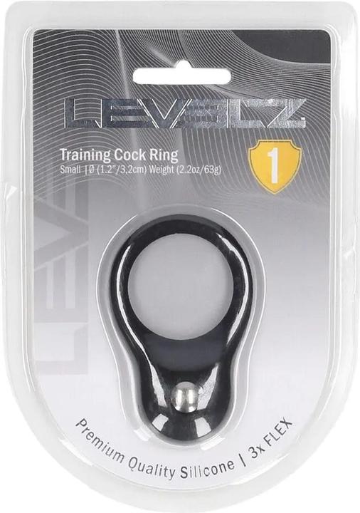 Produktbild Shots Silicone Training Cockring - S - Black (4.20 cm)