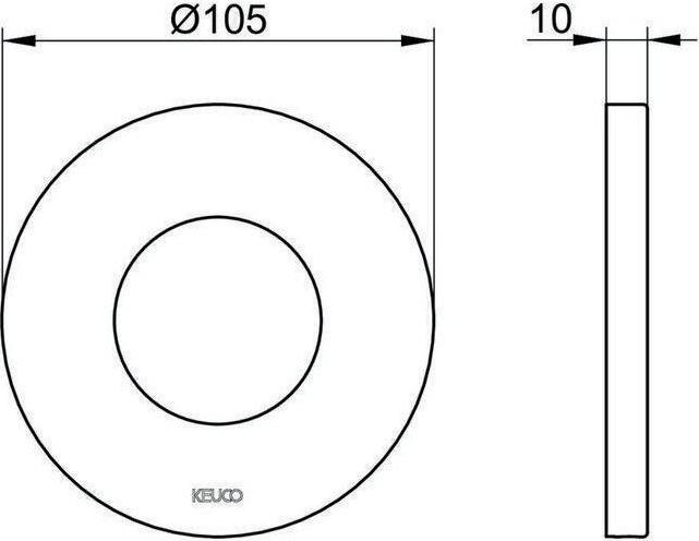 Immagine prodotto Keuco Rosa da parete IXMO f IXMO Vent u Miscelatore termostatico per doccia s