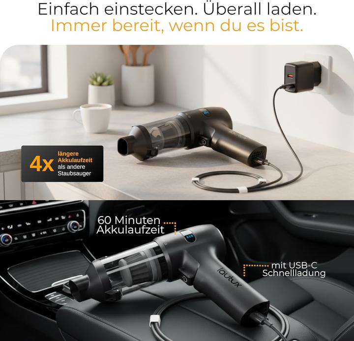 Produktbild Lautux Handstaubsauger Pro 2 mit HEPA-Filter