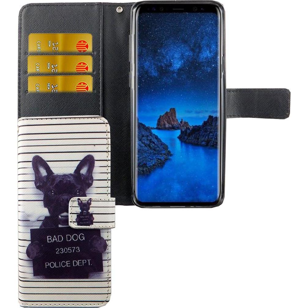 Thumbnail - König Design Hülle Handy Schutz für Samsung Galaxy S9 Plus Case Cover Tasche Wallet Etui Neu (Samsung Galaxy S9+), Smart...