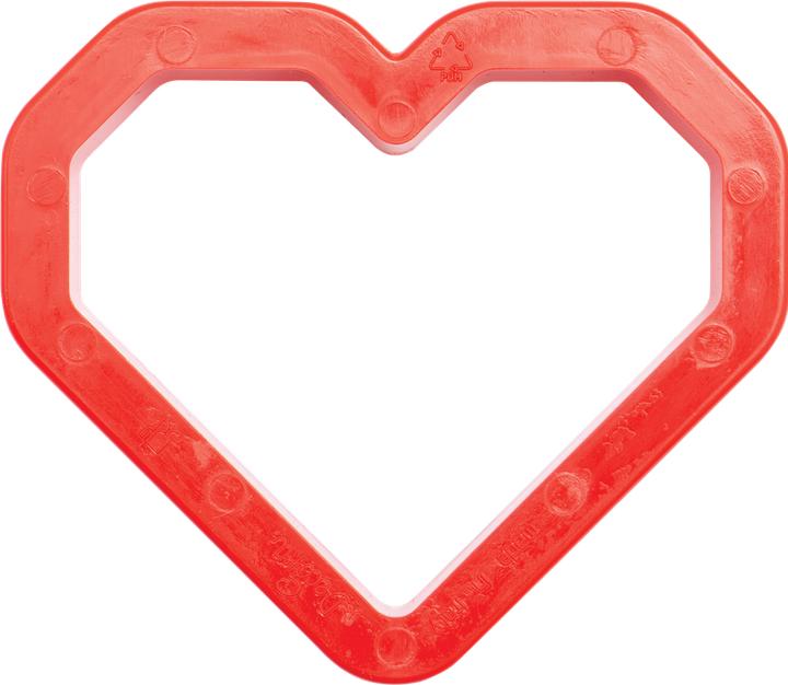 Actual product image Decora Plastic Cookie Cutter Heart