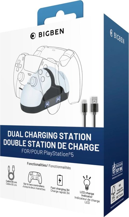 Actual product image Bigben USB Dual-Charger V3 (PS5)