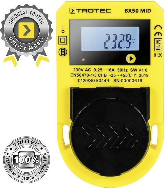 Produktbild Trotec 3510205950 BX50 MID Energieverbrauchsmessgerät