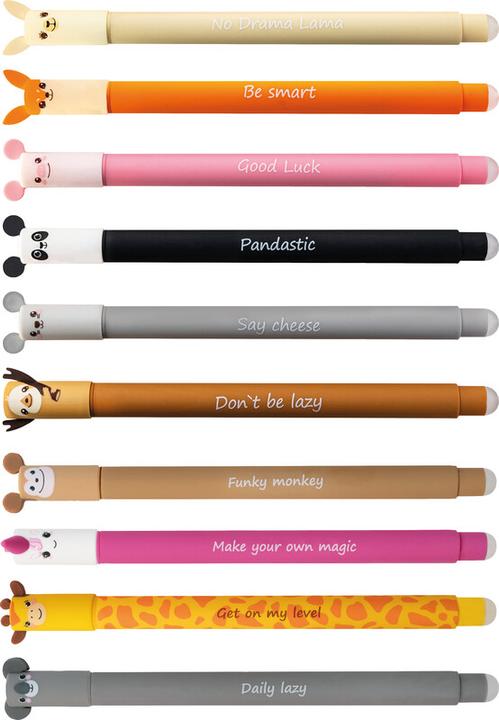 Actual product image EberhardFaber Gel pen Animal Erase It Pig, 0.7 mm (Rose, 1 x)