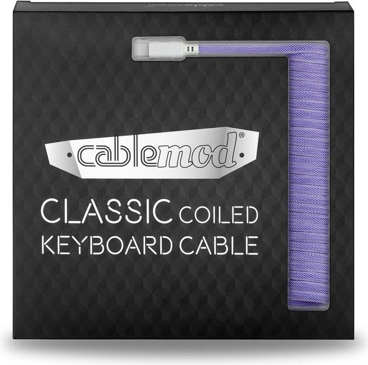 Image du produit CableMod Câble classique pour clavier USB-C vers USB type A, rhum Raisin (1.50 m, USB 2.0)