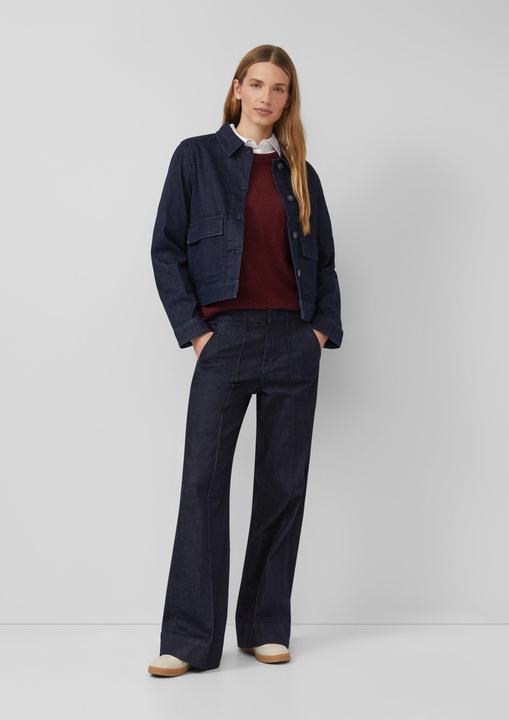 Produktbild s.Oliver Strickpullover Kurzarmpullover aus Alpakamix (46)