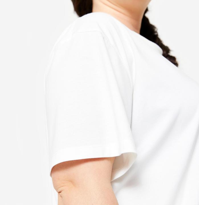 Immagine prodotto Domyos T-shirt oversize da donna con scollo rotondo - beige (XS)