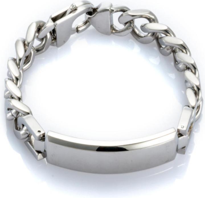 Produktbild Andreani Panzerarmband aus echtem Edelstahl (8 cm, Edelstahl)