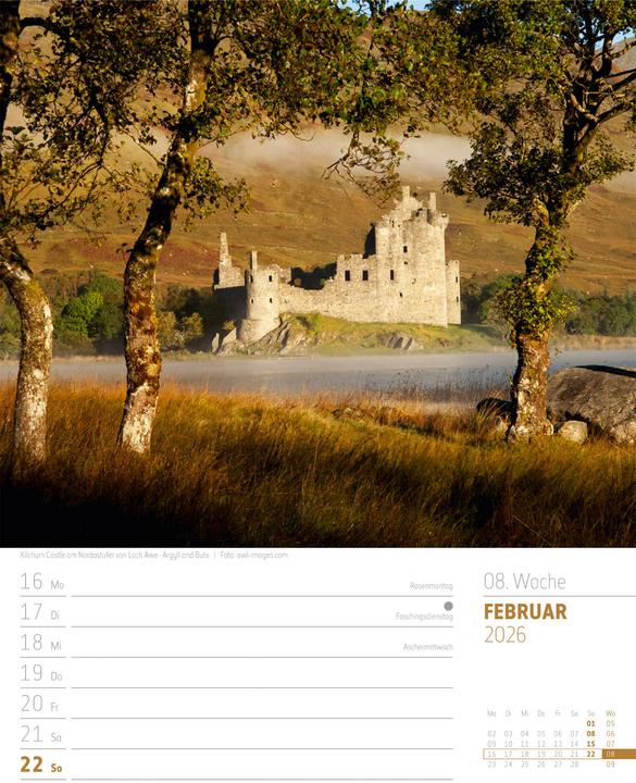 Actual product image Schottland - Zwischen Highlands und Hebriden - Wochenplaner Kalender 2026