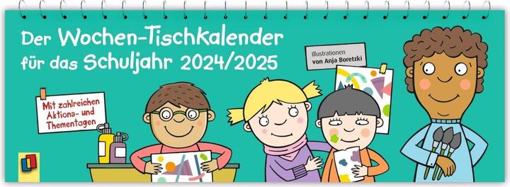 Der Wochen-Tischkalender für das Schuljahr 2024/2025 (Kein Einband, Deutsch)