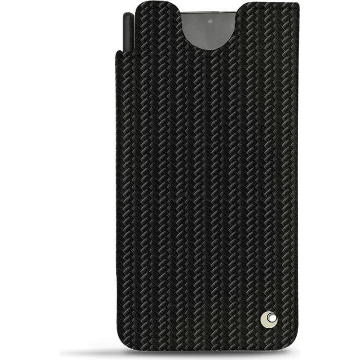 Noreve Lederschutzhülle (Samsung Galaxy S21 Ultra), Smartphone Hülle, Schwarz