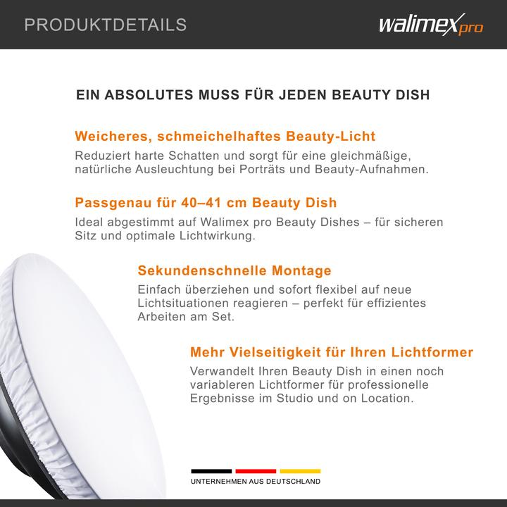Image du produit Walimex pro par diffuseur, 40cm (Beauty Dish, 40 cm)