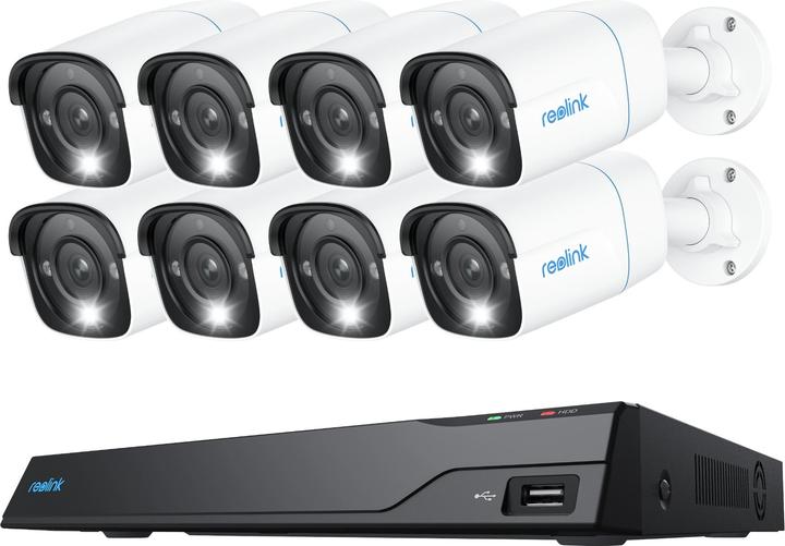 Actual product image Reolink NVS16-8MB8 - 4K Security System, 16-Channel NVR, 24/7 Recording, Person/Vehicle/Animal Detection (3840 x 2160 pixels, Ultra HD 3840X2160/60HZ)
