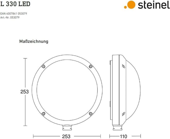 Image du produit Steinel Lampe à détecteur LED L 330 (815 lm, IP44)