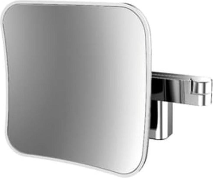 Actual product image Emco LED shaving/cosmetic mirror EVO angular wall model 2-arm 5-fold black