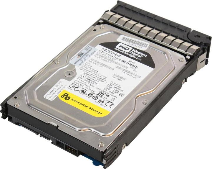 Actual product image HPE Hewlett-Packard HP hard disk (0.25 TB, 3.5")