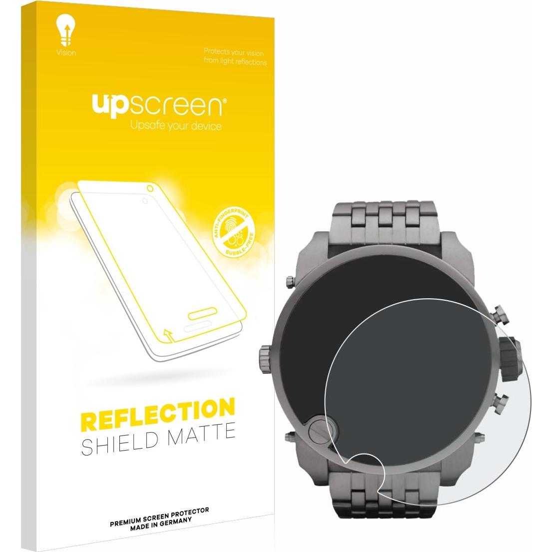 upscreen Schutzfolie Displayschutz Displayschutzfolie Folie Matt Entspiegelungsfolie, Smartwatch Schutzfolie, Grau