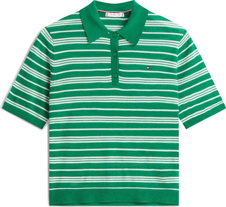 Produktbild Tommy Hilfiger Merino Silk S/S Polo-Nk Sweater (M)