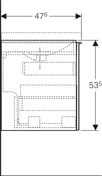 Produktbild Geberit 500.613.JK.2 (119 x 47.5 x 53.5 cm)