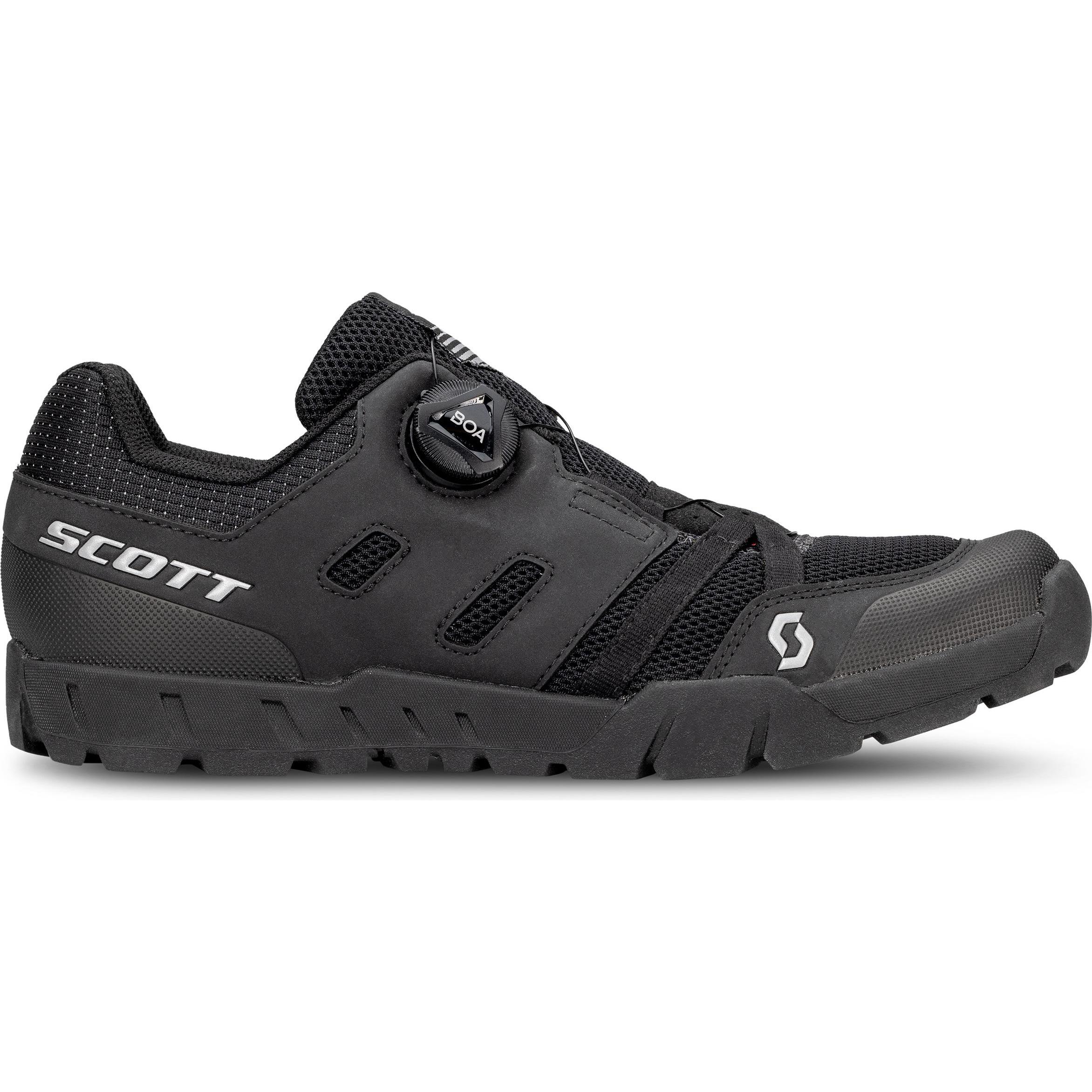 Scott Sports, Herren, Veloschuhe, Sport Crus-R Flat Boa (47), Schwarz