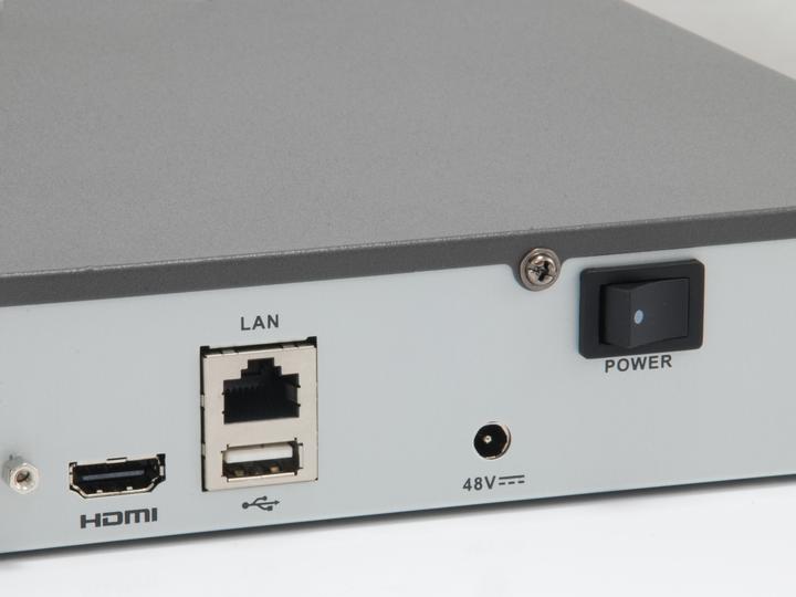 Actual product image LevelOne NVR-0504 4 Channel PoE Network Video Recorder 4 PoE Outputs H.265/264 (Network Video Recorder (NVR))