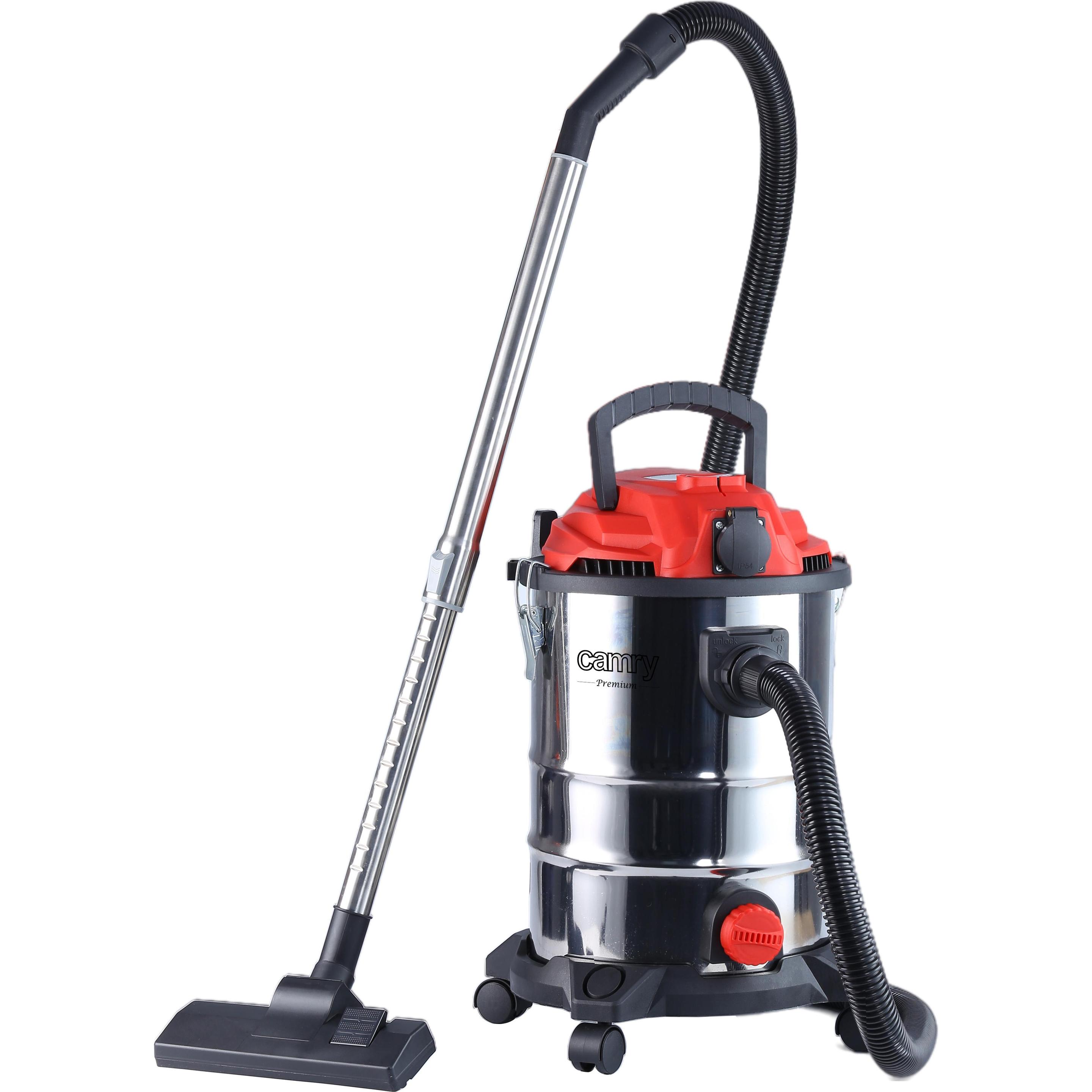 Camry CR 7045 Industriestaubsauger Edelstahl, Staubsauger, Rot