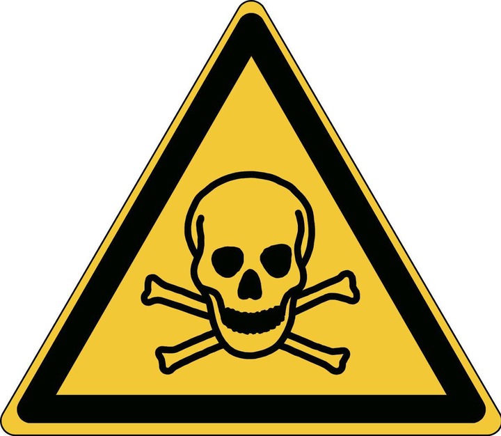 Immagine prodotto Brady Cartello di sicurezza ISO - Avviso di sostanze tossiche