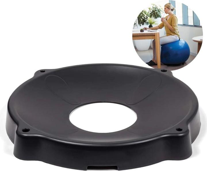 Hermex Gymnastikball-Ring Ballschale Sitzball-Halter Yogaball-Halterung