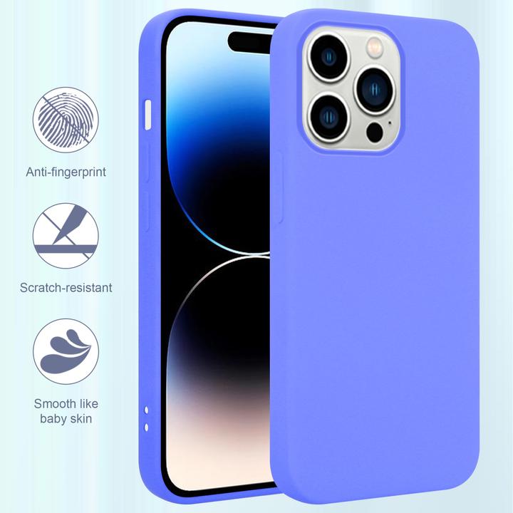Produktbild Cadorabo Hülle für Apple iPhone 14 PRO im TPU Liquid Silicone Case Style (Apple iPhone 14 Pro)