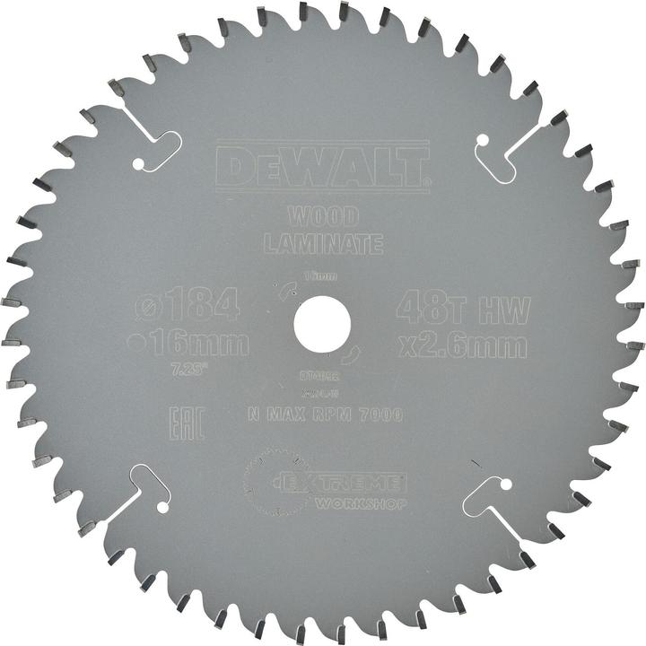 Produktbild DeWalt Handkreissägeblätter Furnier. Alumini DT4092tstoff