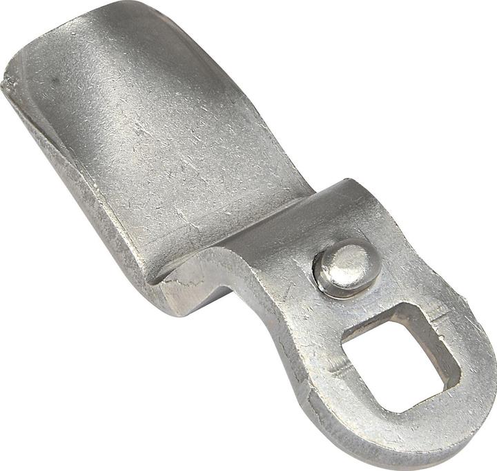 Sperrnase pos. gekröpft für Blechmontagezylinder, 45 x 19mm,Mass H 30mm,Edelstahl