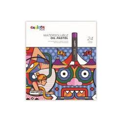 Carioca, Malstifte, Plus - Water-soluble oil pastels, 24 pcs (809315) (Mehrfarbig, 24 x)