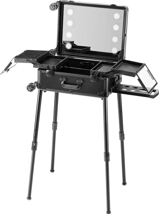 Actual product image Vevor Rolling Makeup Case Trolley