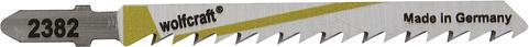 Actual product image wolfcraft 2 jigsaw blades HCS L=100mm T-shaft