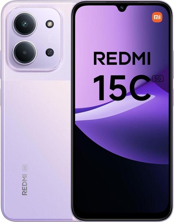 Productafbeelding Xiaomi Redmi 15C 5G (128 GB, Schemerpaars, 6.90", Dubbele SIM, 5G)