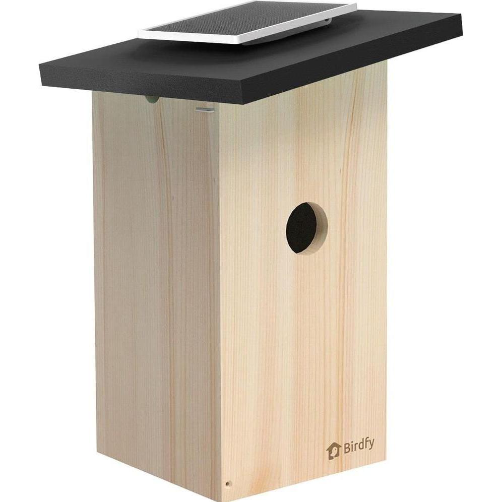 Meilleurs prix pour Lite Nichoir Connecté Birdfy Ebony avec Panneau Solaire, Caméra et Reconnaissance d'Oiseau par IA