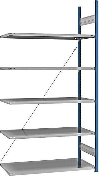 Actual product image eurokraft pro Boltless shelving, blue / galvanised