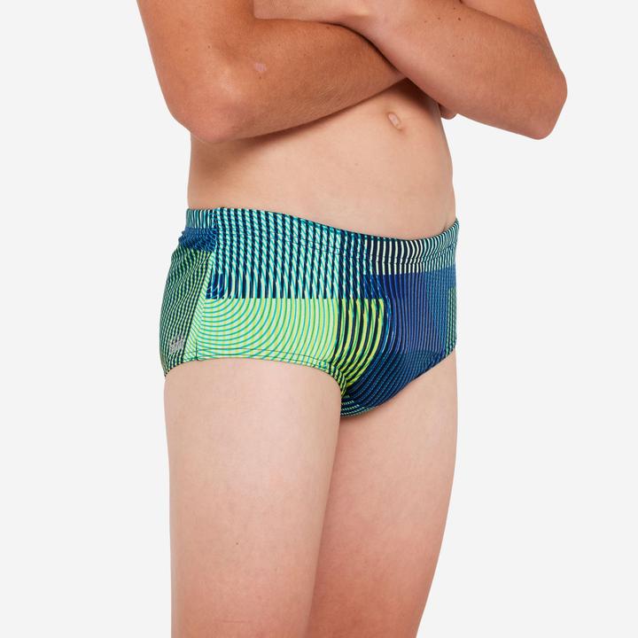 Produktbild Nabaiji Badehose Trunk Jungen - Side blau/grün (14, 15, 16)