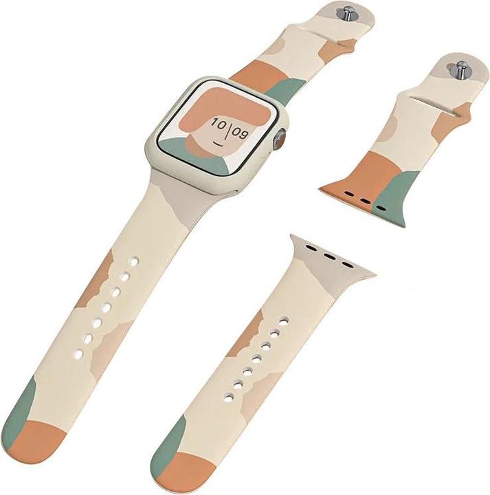Actual product image Hurtel Strap Moro Band for Apple Watch Ultra / 9 / 8 / 7 / 6 / SE / 5 / 4 / 3 / 2 (49mm / 45mm / 44mm / 42m (49 mm, 45 mm, 42 mm, 44 mm, Plastic)