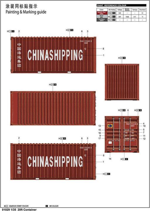 Produktbild Trumpeter 20ft Container