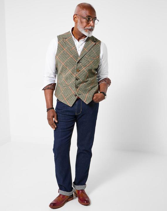Immagine prodotto Joe Browns Patterned Lining Checked Waistcoat (44)