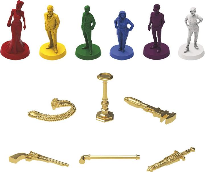 Actual product image Hasbro Gaming Cluedo board game, redesigned Cluedo for 2-6 players, detective game, family game for children and (Italian, 2 - 6 Players)