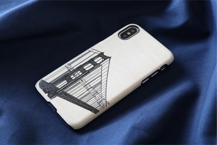 Produktbild Man&Wood SmartPhone case iPhone X/XS hand bridge black (Apple iPhone X, Apple iPhone XS)