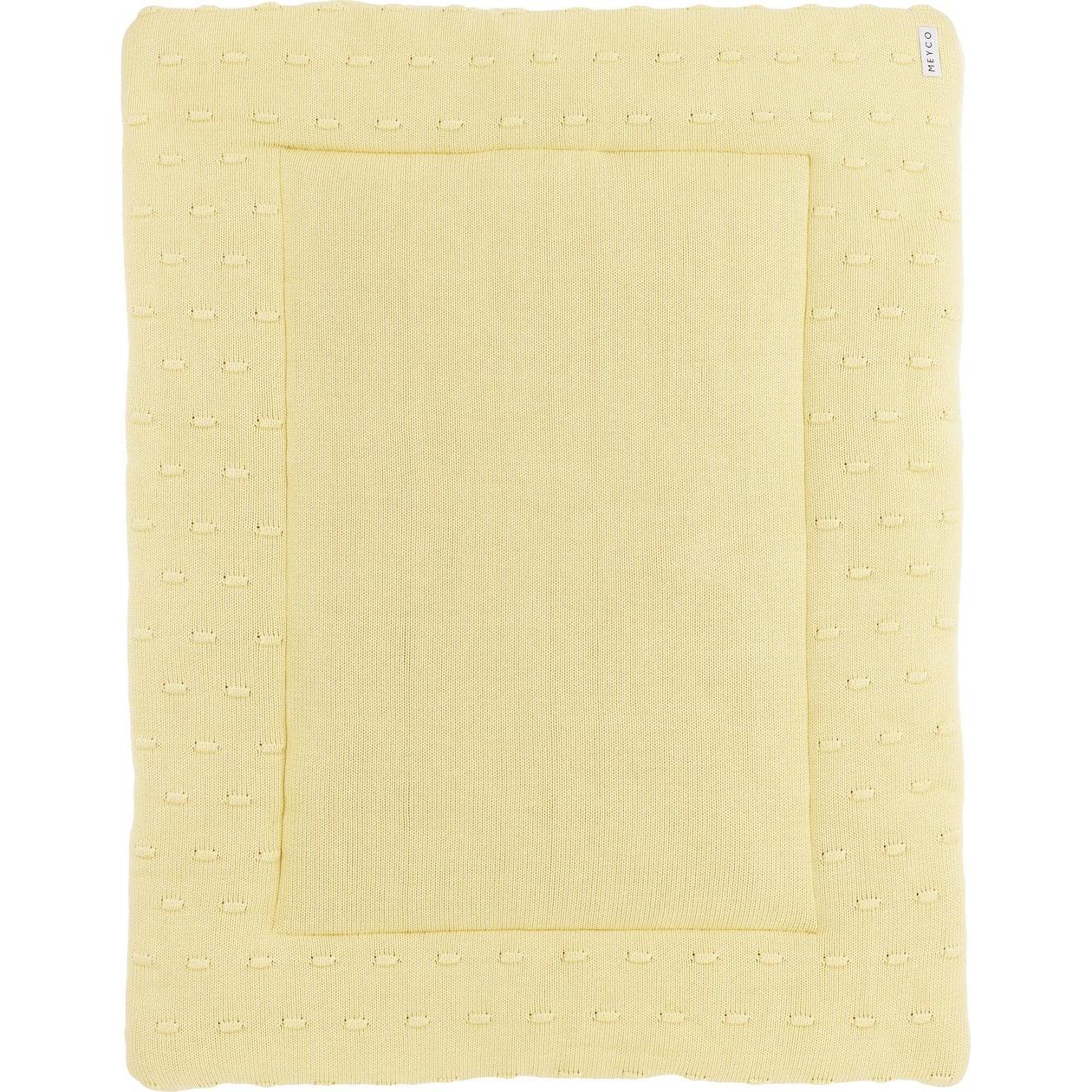 Meyco, Laufgittereinlage, Laufgittereinlage Knots soft yellow (77 cm)