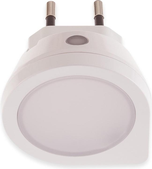 Actual product image Müller Licht LED Sensor Night Light 1W 2 lm 2700 K warm white Apollo white with twilight sensor