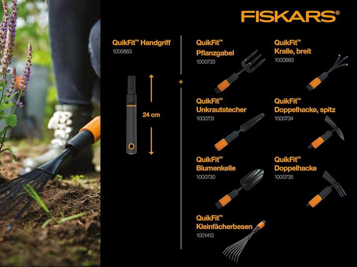Actual product image Fiskars QuikFit™ handle