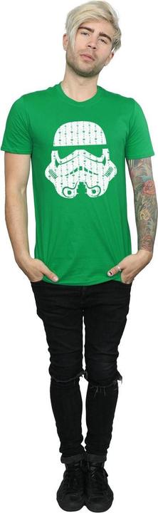 Produktbild Star Wars Christmas Stormtrooper Helmet TShirt (S)