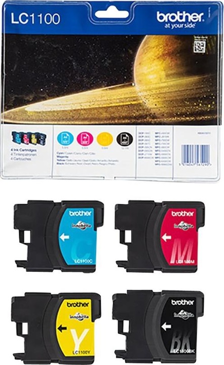 Produktbild Brother LC-1100VALBP Value Pack (M, BK, Y, C)