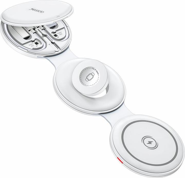 Actual product image Yesido DS29 15W 5-in-1 Induktionsladegerät + Zubehörset, WEISS (20 W)